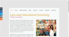 Desktop Screenshot of loralewisconsulting.com