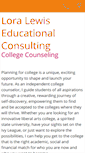 Mobile Screenshot of loralewisconsulting.com